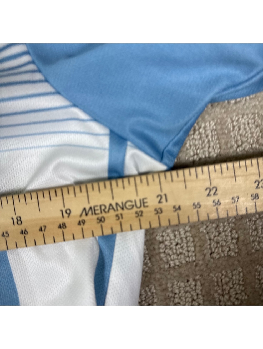 adidas EFC striped soccer jersey large - Picture 4 of 8